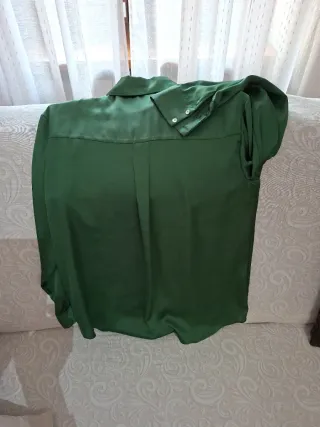 Camicia Zara donna verde taglia S
