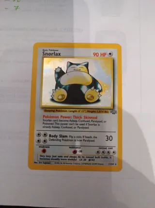 Carta Pokémon Snorlax 11/64 Jungle