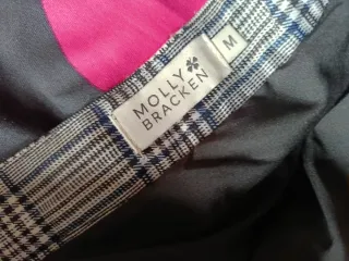 Falda plisada de cuadros