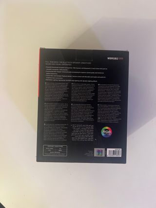 Altavoz Mars Gaming MSRGB2 Bluetooth RGB