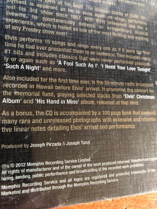 Elvis Presley - Such A Night In Pearl Harbor - CD