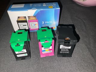 Cartuchos Tinta HP 304XL Negro y Color