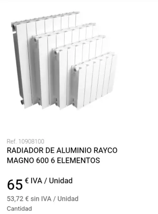 Radiadores de agua caliente