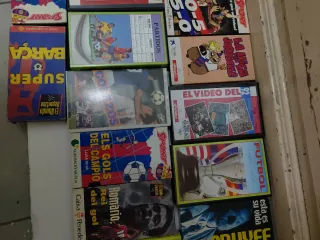 Colección Películas VHS Fútbol Barça