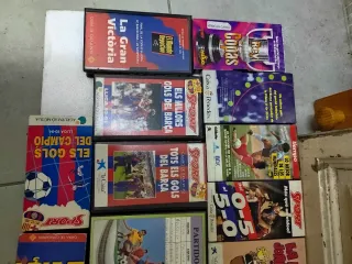 Colección Películas VHS Fútbol Barça