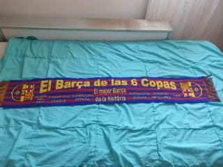 Bufanda FC Barcelona 6 Copas