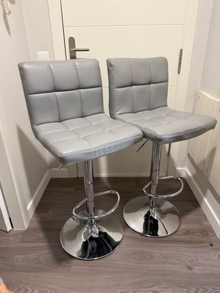 Sillas de Cocina Piel Sintética Regulables