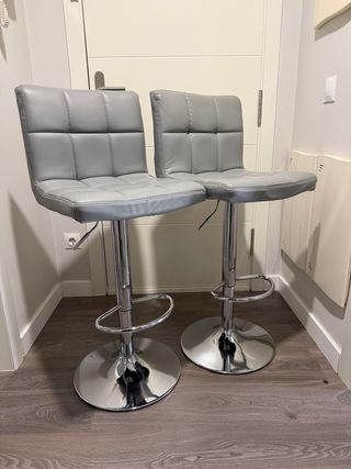 Sillas de Cocina Piel Sintética Regulables