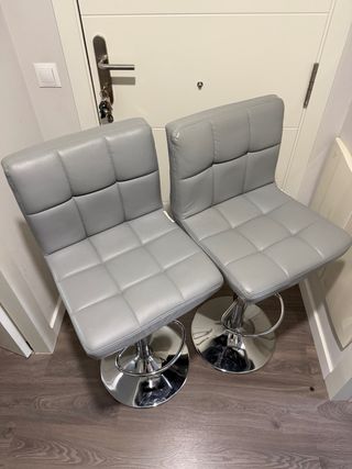 Sillas de Cocina Piel Sintética Regulables