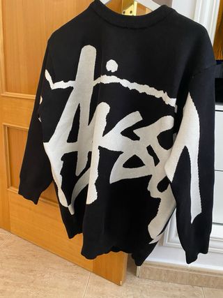 Jersey Stussy Negro y Blanco
