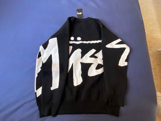 Jersey Stussy Negro y Blanco