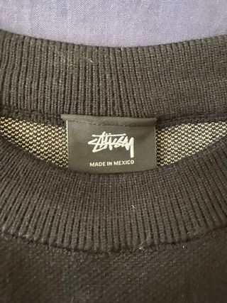 Jersey Stussy Negro y Blanco