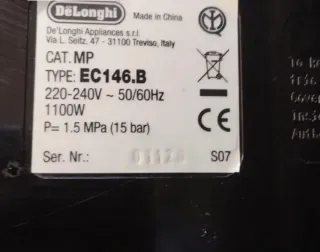 Cafetera DeLonghi EC146.B