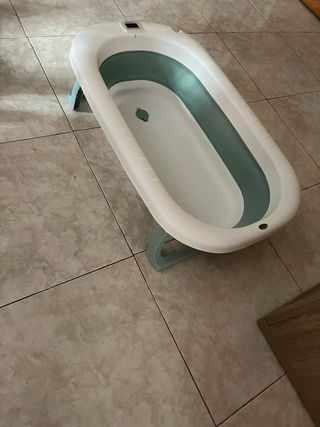 Bañera bebé plegable poco uso