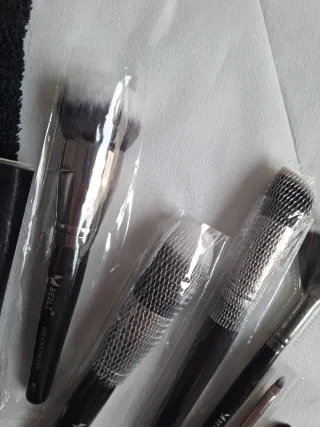 Set Pinceles Maquillaje pelo natural y sintético