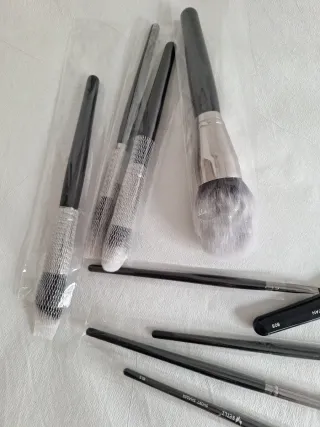 Set Pinceles Maquillaje pelo natural y sintético