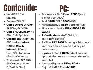 PC Gaming Blanco