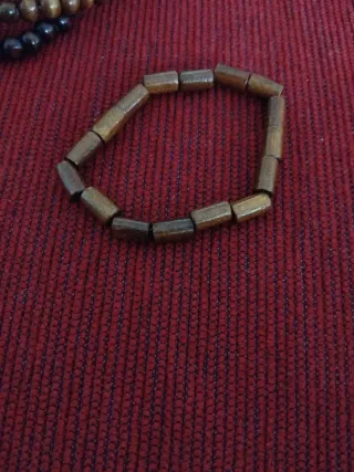 Lote 5 Pulseras Madera