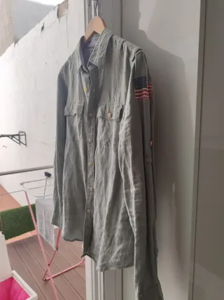 Camisa Ralph Lauren polo jeans lino T/ M