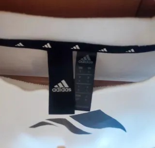 Camiseta Adidas Blanca 100% algodón