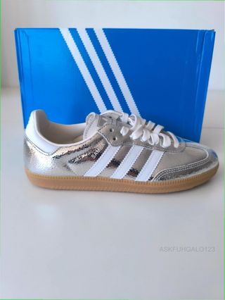 Adidas Samba OG Plata Talla 39 Caja Original