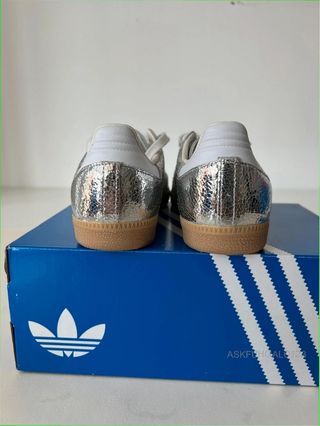 Adidas Samba OG Plata Talla 39 Caja Original