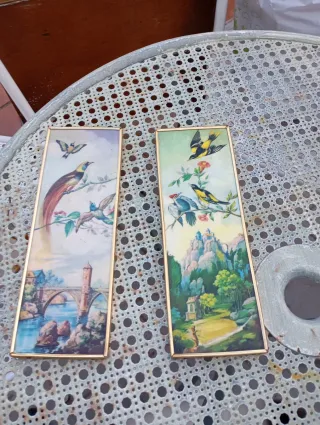 Cuadros Chinos Antiguos Pájaros