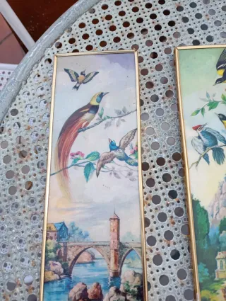 Cuadros Chinos Antiguos Pájaros