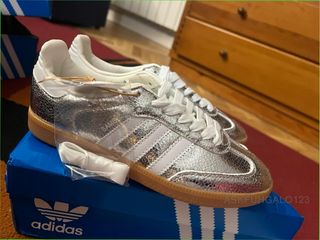 Adidas Samba OG Plata Talla 37 Caja Original