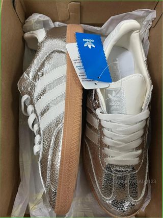 Adidas Samba OG Plata Talla 37 Caja Original