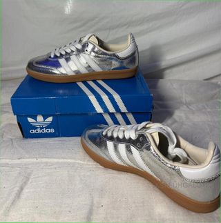Adidas Samba OG Plata T41 Caja Original