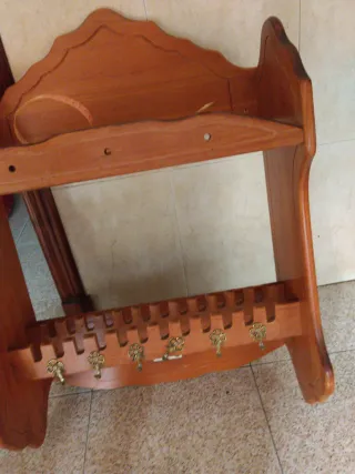 Porta platos madera cocina