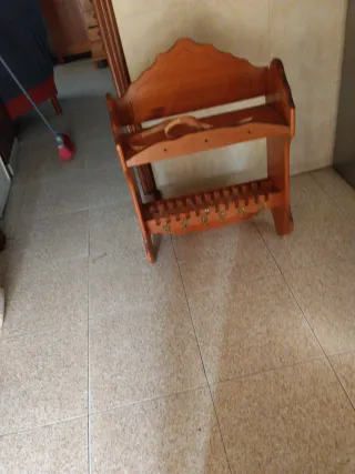 Porta platos madera cocina