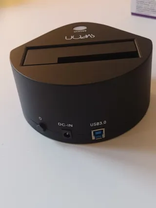 Base conexión discos duros 2,5 y 3,5 USB 3.0