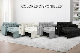 Sofá Cama Hana 135cm Negro