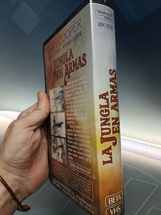 VHS - PELÍCULA la jungla en armas-VHS