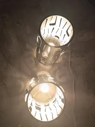 Coppia Lampade Comodino Design