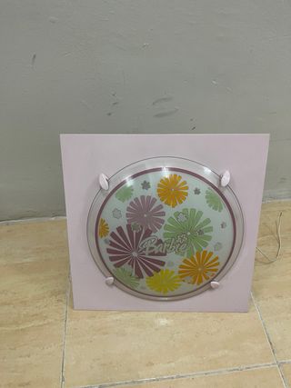 Lámpara de techo Barbie flores perfecto estado