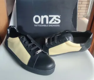 Zapatillas ONZS Tattooable Sneakers Blanco/Negro