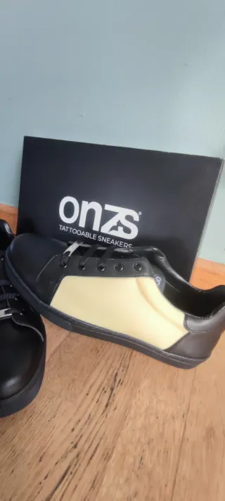 Zapatillas ONZS Tattooable Sneakers Blanco/Negro