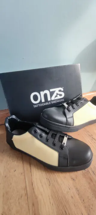 Zapatillas ONZS Tattooable Sneakers Blanco/Negro