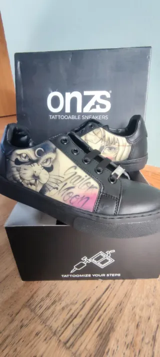 Zapatillas ONZS Tattooable Sneakers Blanco/Negro