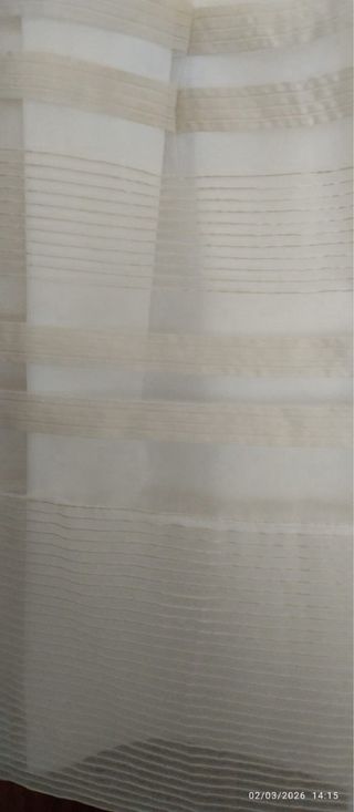 Vestido de Comunión Beige y Blanco