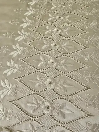 Colcha bordada matrimonio