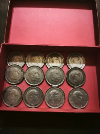Conjunto 12 Monedas Españolas 50 PTAS