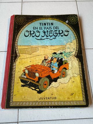 Tintin en el pais del oro negro 2a edicion 1965
