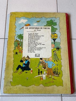 Tintin en el pais del oro negro 2a edicion 1965