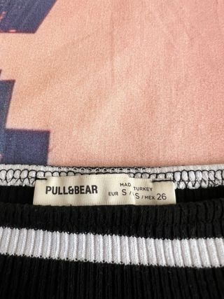 Top Verano Rayas Pull and Bear Talla S