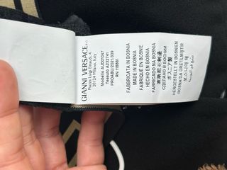 Top Versace Negro talla 3