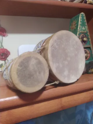 Tambores timbales africanos decorativos